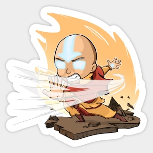 Chibi Avatar Aang Sticker